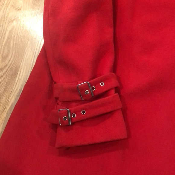 Bright red fashion statement jacket. - Picture 2 of 7
